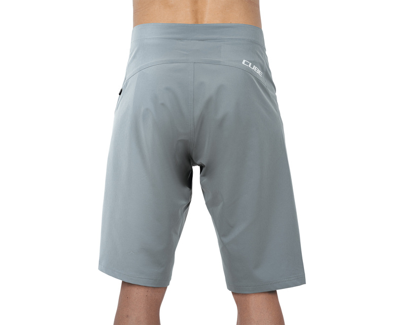 Cube volné kraťasy VERTEX LIGHTWEIGHT BAGGY SHORTS grey